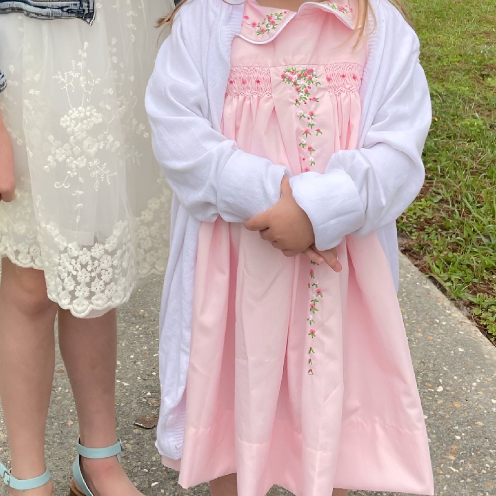 Smocked dress for spring. Like new condition